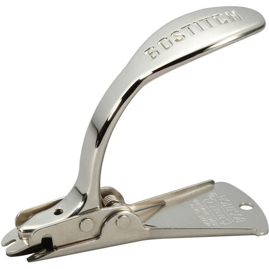 Bostitch Heavy Duty/Carton Staple Remover Metal - Chrome - Staple Shield - 1 Each