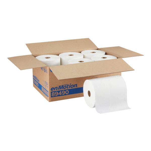 enMotion by GP PRO 1-Ply Paper Towels, 40% Recycled, Pack Of 6 Rolls