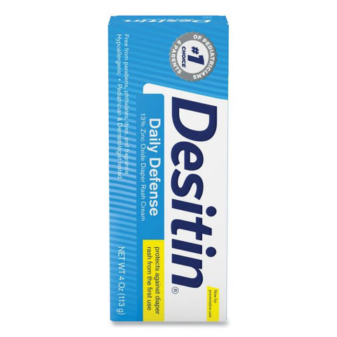 Desitin Daily Defense Baby Diaper Rash Cream with Zinc Oxide, 4 oz Tube