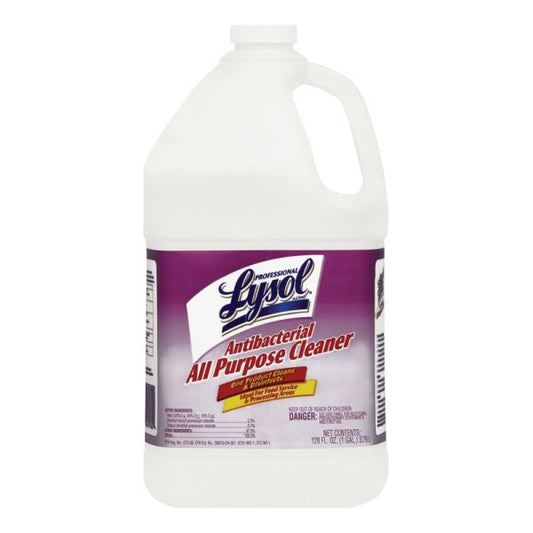 Lysol Antibacterial All-Purpose Cleaner 1 Gallon Size - Liquid - 4/ Carton