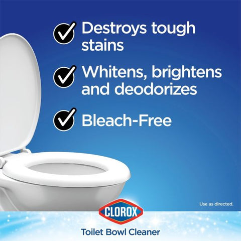 Clorox Toilet Bowl Cleaner Lime & Rust Destroyer - (Package May Vary) Liquid - 24 fl oz (0.8 quart) - 12 / Carton - Clear