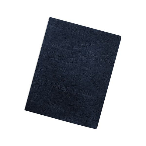 Fellowes Executive Leather-Like Presentation Cover, Navy, 11.25 x 8.75, Unpunched, 50/Pack