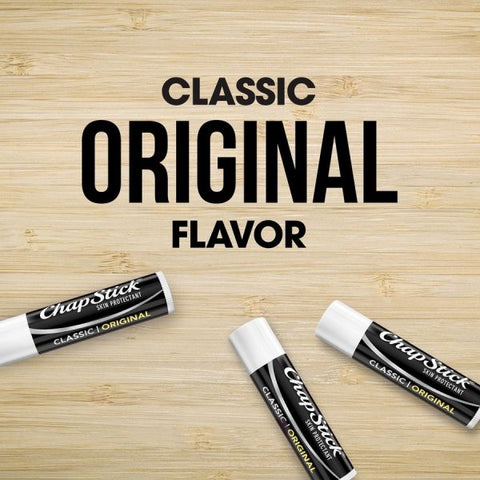 ChapStick Classic Original Lip Balm Regular - Applicable on Lip - Skin - 1 Each