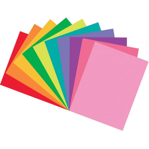 Pacon Tru-Ray Construction Paper, 76 lb Text Weight, 9 x 12, Assorted Bright Colors, 50/Pack