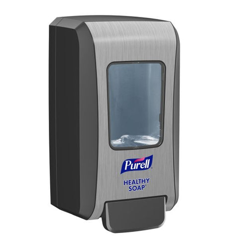 PURELL FMX-20 Soap Push-Style Dispenser, 2000 mL, 4.68" x 6.6" x 11.66", Graphite, 1 Each