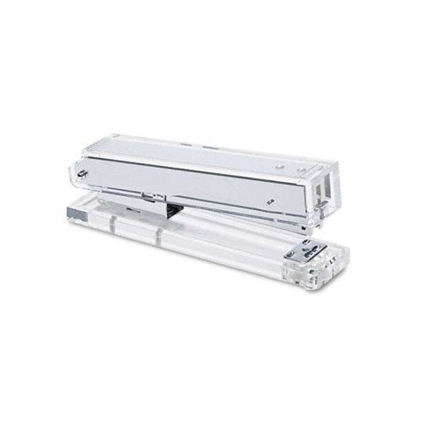 Kantek Clear Acrylic Stapler 25 Sheet Capacity - Full Strip (210 Staple Capacity) - Clear