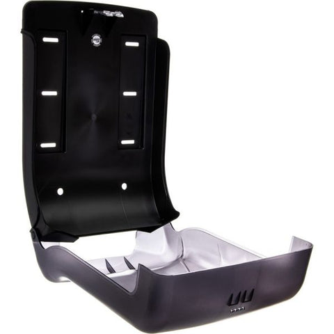 San Jamar Ultrafold Multifold/C-Fold Towel Dispenser, Oceans, 11.75 x 6.25 x 18, Transparent Black Pearl