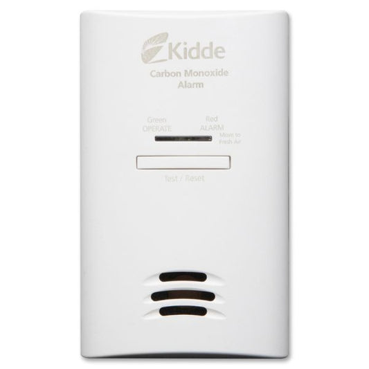 Kidde Carbon Monoxide Alarm 120 V AC - Audible - White