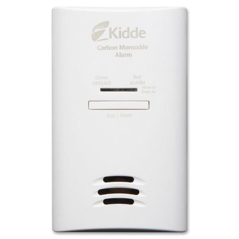 Kidde Carbon Monoxide Alarm 120 V AC - Audible - White