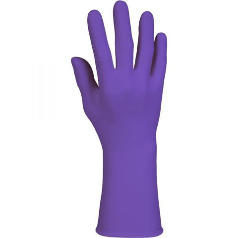 Kimtech PURPLE NITRILE Exam Gloves, 310 mm Length, Medium, Purple, 500/Carton