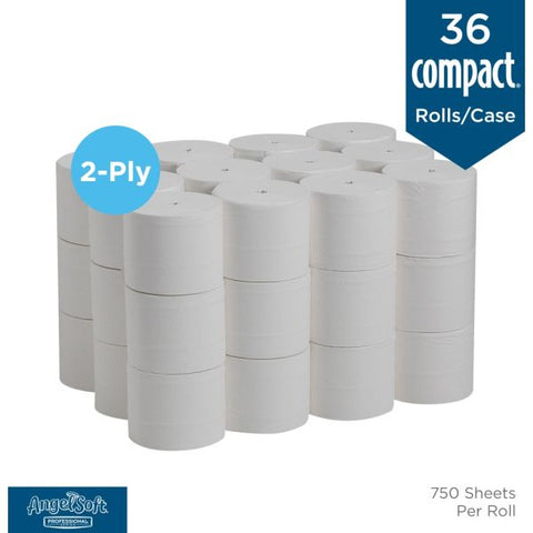 Angel Soft PS 2 Ply Toilet Paper 2 Ply - 720 Sheets/ Roll - 36 Rolls/ Carton