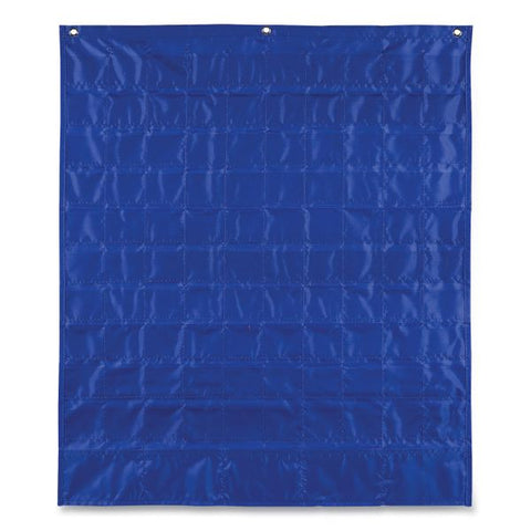 Carson-Dellosa Education Hundreds Pocket Chart, 105 Pockets, 26 x 30, Blue