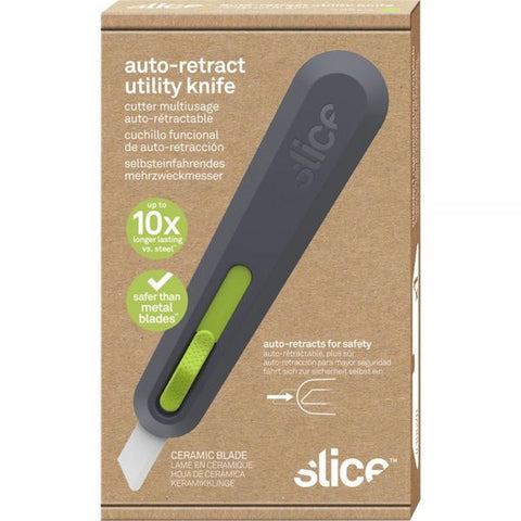 slice Utility Knives, Double Sided, Replaceable, Stainless Steel, Gray, Green