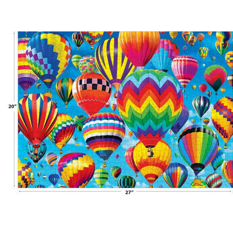 Cra-Z-Art Kodak 1,000 Piece Jigsaw Puzzle, Hot Air Balloons, 20” x 27”