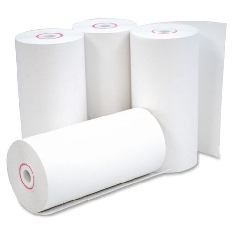 Business Source Thermal Paper Rolls 4 3/8" x 127 ft - Thermal - White - 50 Rolls/ Carton