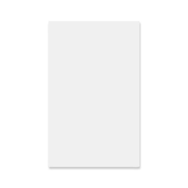 SKILCRAFT Writing Pad 100 Sheet - 16lb - Unruled - 5" x 8" - 1 Dozen - White