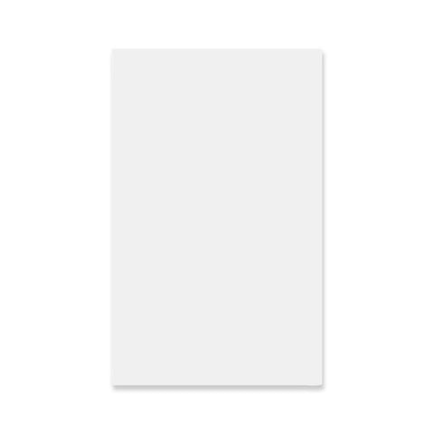 SKILCRAFT Writing Pad 100 Sheet - 16lb - Unruled - 5" x 8" - 1 Dozen - White