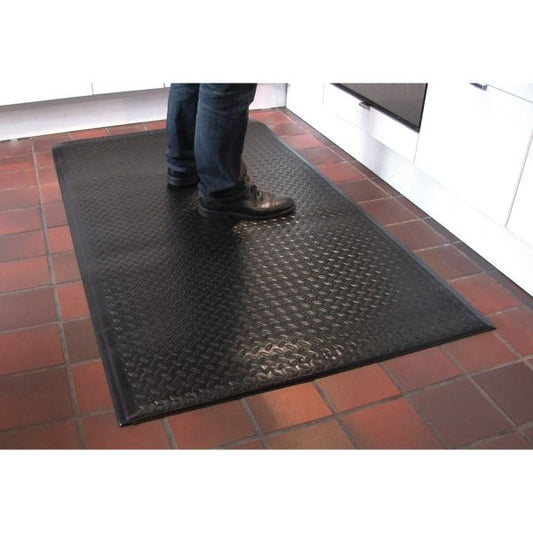 Guardian Soft Step Supreme Anti-Fatigue Floor Mat, 24 x 36, Black