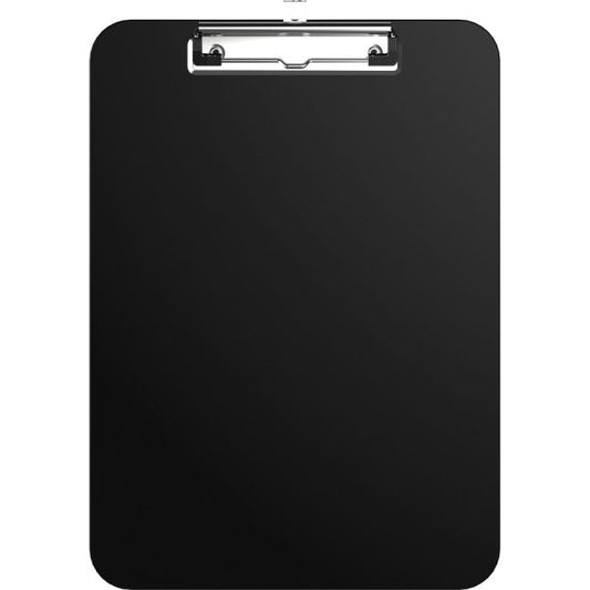 Business Source Shatterproof Clipboard 8 1/2" x 11" - Plastic - Black - 1 Each