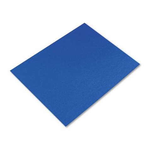 Pacon Four-Ply Railroad Board, 22 x 28, Dark Blue, 25/Carton