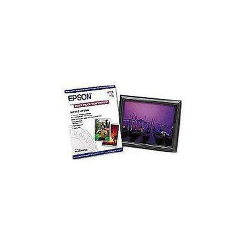 Epson Very High Resolution Photo Paper 8" x 10" Sheet Size - 50 Sheets/ Pack - Matte Finish - White