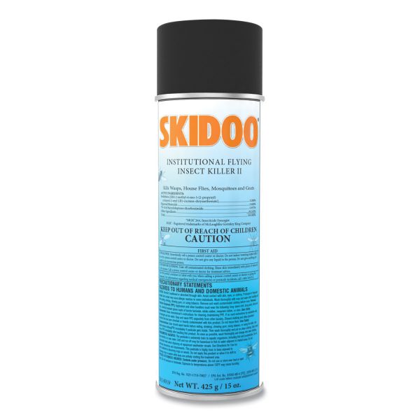 Diversey Skidoo Institutional Flying Insect Killer, 15 oz Aerosol Spray, 6/Carton