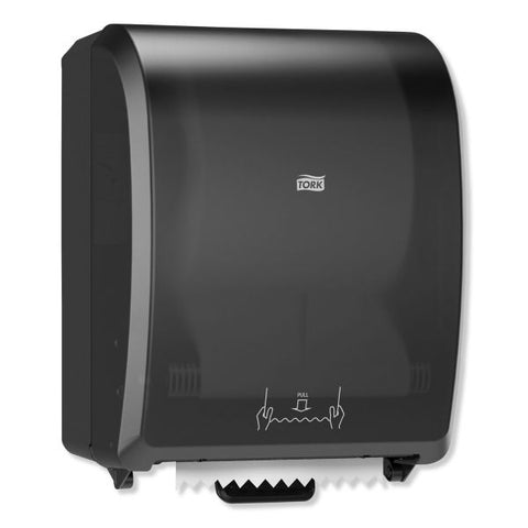 Tork Mechanical Hand Towel Roll Dispenser, H80 System, 12.32 x 9.32 x 15.95, Black