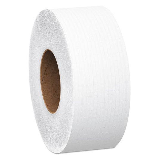 Scott Essential JRT Jumbo Roll Bathroom Tissue, Septic Safe, 1-Ply, White, 3.55" x 2,000 ft, 12 Rolls/Carton