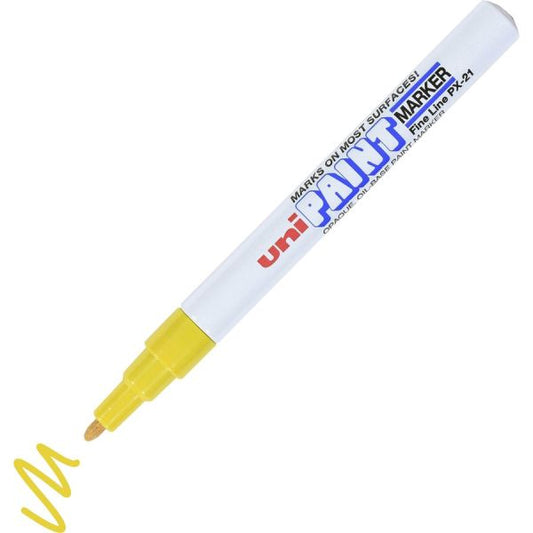 Sanford uni-Paint Permanent Marker, Fine Bullet Tip, Yellow