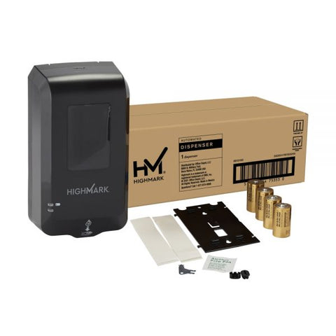 Highmark Automated Soap & Sanitizer Dispenser, Black