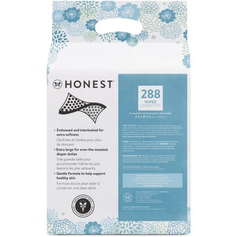 The Honest Company Honest Baby Wipes, Pattern Play, Pack Of 288 Wipes