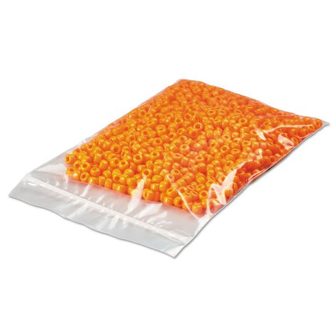 Universal Reclosable Poly Bags, Zipper-Style Closure, 2 mil, 3" x 5", Clear, 1,000/Carton