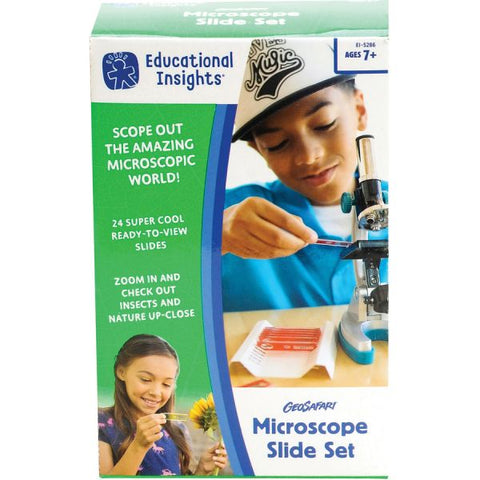 Educational Insights GeoSafari Microscope Slide Set