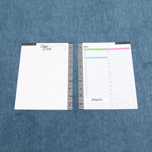 Happy Planner Classic Filler Paper, 40 Sheets, 7" x 9-1/4", Daily