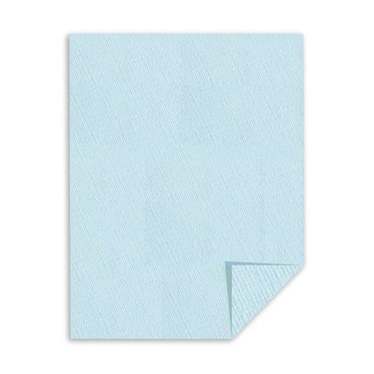 Southworth 100% Cotton Premium Weight Linen Resume Paper, 32 lb Bond Weight, 8.5 x 11, Blue, 100/Pack