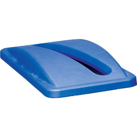 Rubbermaid Commercial Slim Jim Paper Recycling Top, 20.38w x 11.38d x 2.75h, Dark Blue