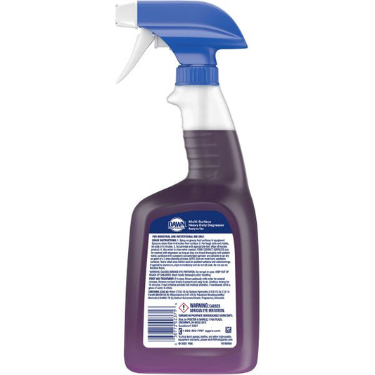 Dawn Pro Heavy-Duty Degreaser Spray Ready-To-Use Spray - 32 fl oz (1 quart) - 6/Carton- Blue