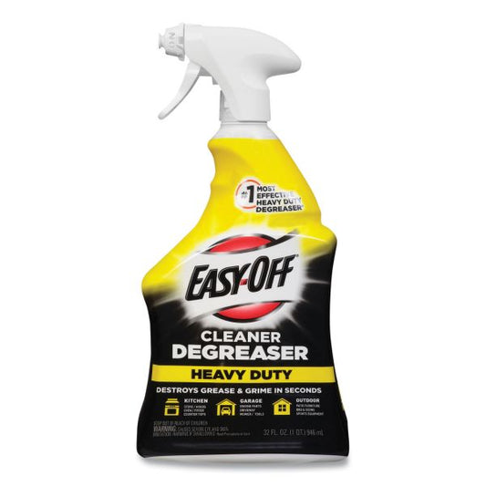 EASY-OFF Heavy Duty Cleaner Degreaser, 32 oz Spray Bottle