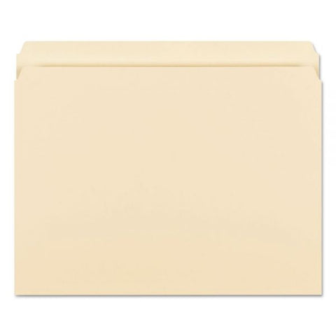 Smead Manila File Folders, Straight Tabs, Letter Size, 0.75" Expansion, Manila, 100/Box