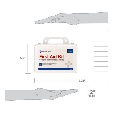 PhysiciansCare by First Aid Only First Aid Kit for Use by Up to 25 People, 113 Pieces, Plastic Case