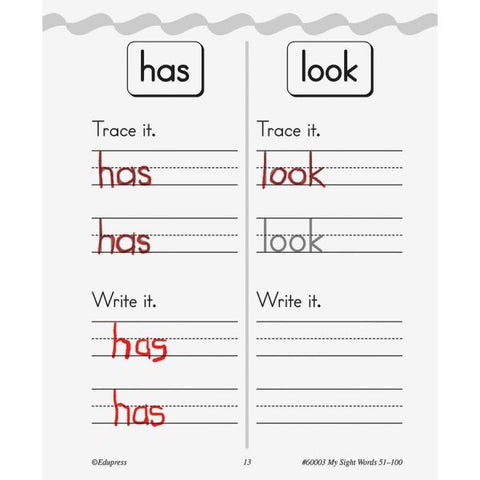 Teacher Created Resources My Own Books Sight Words Pack Printed Book