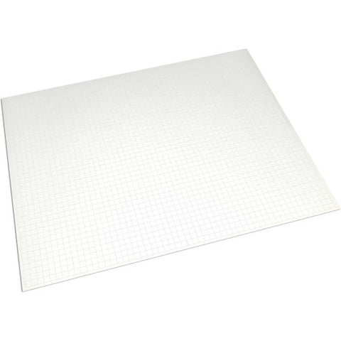 Ghostline Faint 1/2" Grid Foam Board Chart, Wood, Graph, Decoration, Home, Art, Office, Craft, School Project, Mounting, Display, ... x 22"Width x 187.5 milThickness x 28"Length - 5 / Carton - White - Foam, Polystyrene