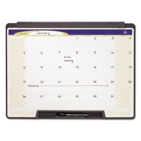 Quartet Motion Portable Monthly Calendar, Dry Erase, 24 x 18, Undated Calendar