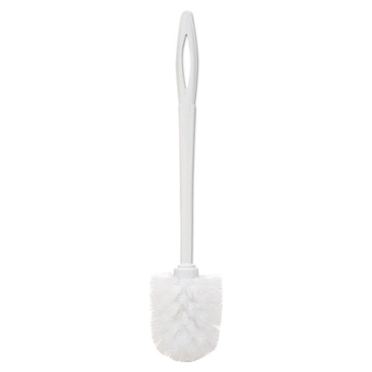 Rubbermaid Commercial Toilet Bowl Brush, 10" Handle, White