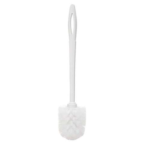 Rubbermaid Commercial Toilet Bowl Brush, 10" Handle, White