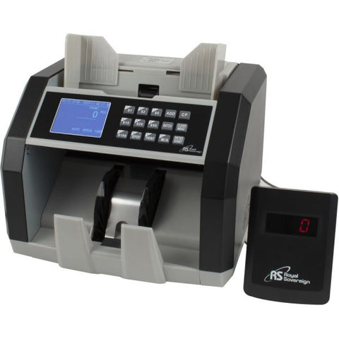 Royal Sovereign Front Load Bill Counter w/ Value Counting/Counterfeit Detection, 1500 Bills/Min