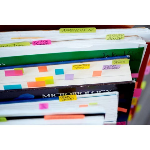 Post-it Flags Standard Page Flags in Dispenser, White, 50 Flags/Dispenser, 2 Dispensers/Pack