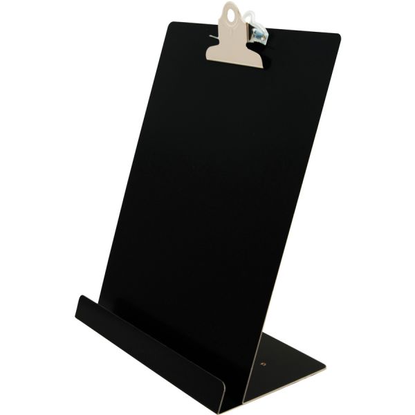 aunders Document/Tablet Holder Stand 12.3" x 9.5" x 5" - Aluminum - 1 Each - Black