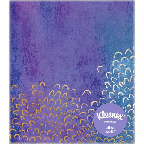 Kleenex Ultra Soft Tissues 3 Ply - 8.25" x 8.40" - White - Soft, Strong - For Home, Office, School - 65 Per Box - 27 / Carton