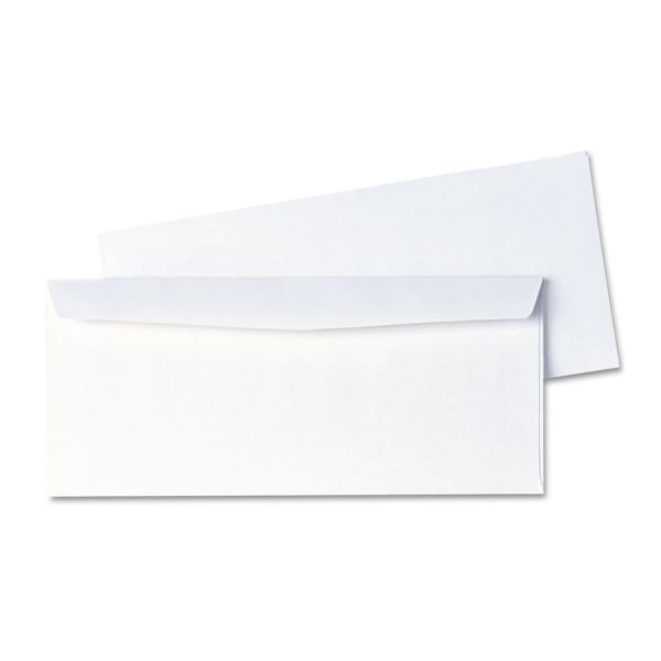 Quality Park Business Envelope, #10 (4 1/8 x 9 1/2), Gummed Seal, 1000/Box